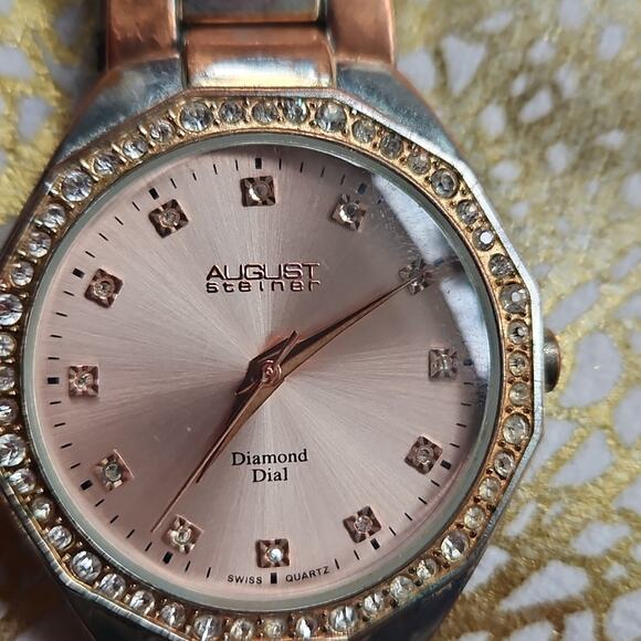 August Steiner Rose Gold-Tone Watch Collection - Picture 5 of 8